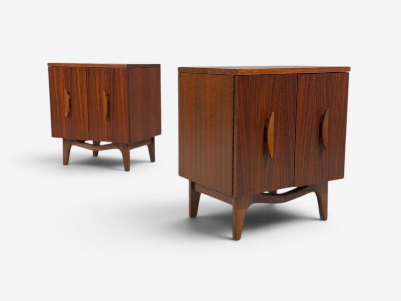 Young Manufacturing, Modern Nightstands, Walnut, USA, 1960s - 5