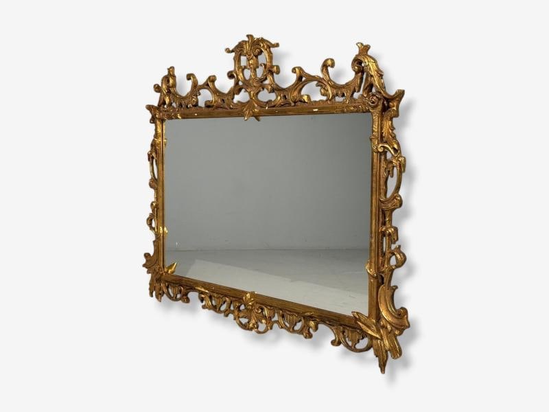 Friedman Brothers, Large Ornate Wall Mirror, Giltwood, Mirror, USA, 1950s - 2