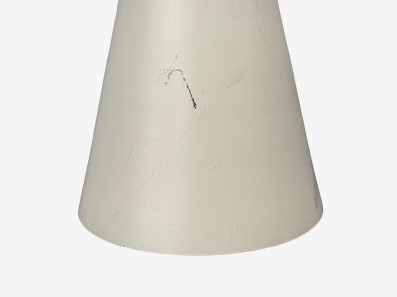 Italian Modern, White Lacquered Metal, Brass, Wall Sconces, Italy, 1960s - 7