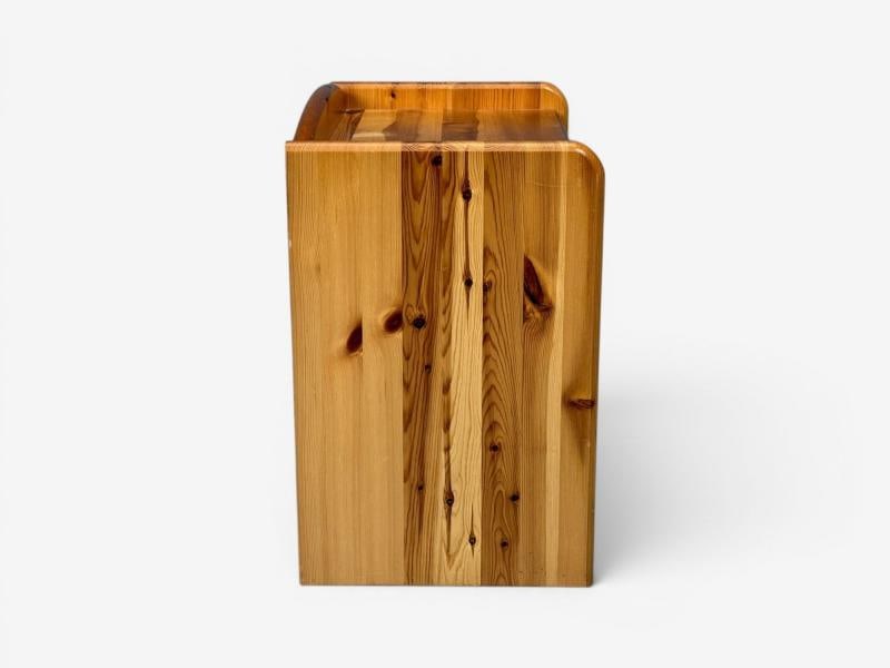 Swedish Modern, Bedside Tables, Knotty Pine, Sweden, 1960s - 8