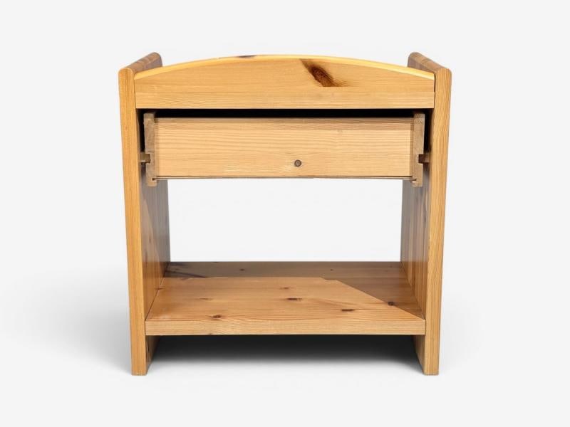 Swedish Modern, Bedside Tables, Knotty Pine, Sweden, 1960s - 9