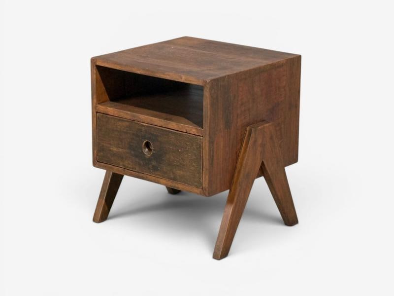 Pierre Jeanneret, Nightstands, Teak, Chandigarh, India, 1960s - 7