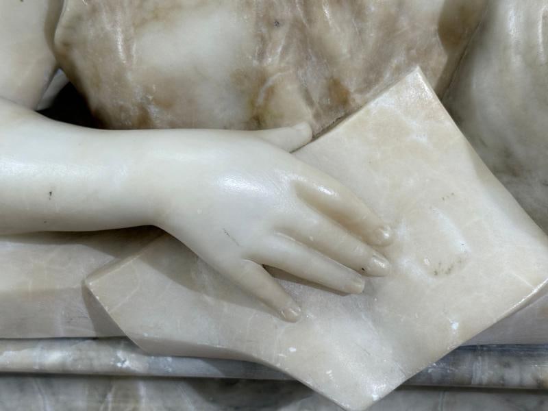 Neoclassical, Marble Statue, Mother and Daughter, France, 1910s - 7