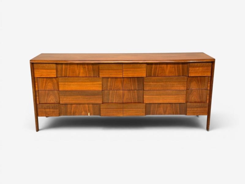 Edmond J. Spence, Sculptural Dresser, Walnut, Sweden, 1950s - 2