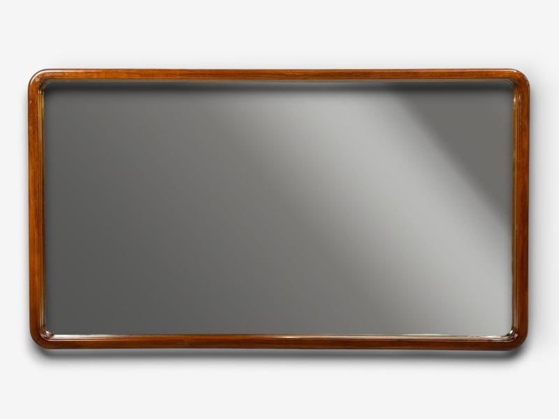 Edmond J. Spence, Large Wall Mirror, Walnut, Sweden, 1950s - 2