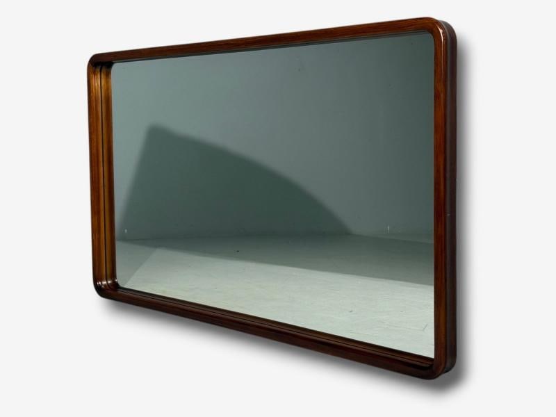 Edmond J. Spence, Large Wall Mirror, Walnut, Sweden, 1950s - 4