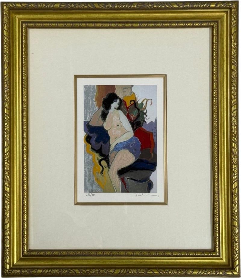 Itzchak Tarkay, Figural Color Serigraph, Signed and Numbered, 2000s - 2