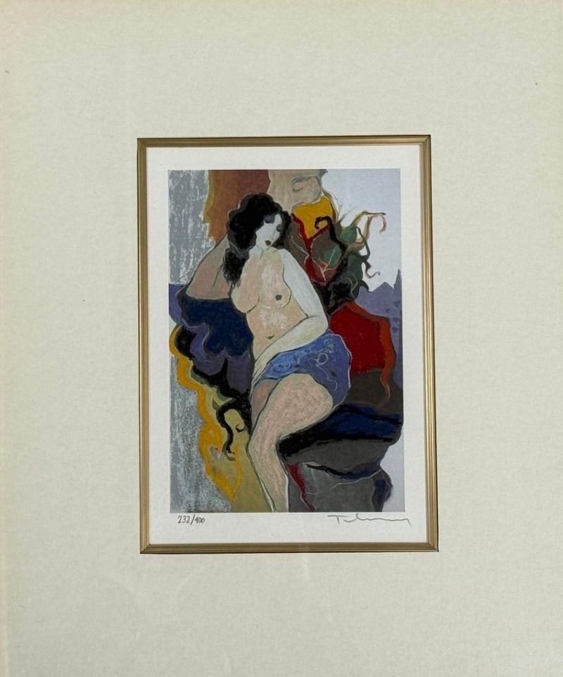 Itzchak Tarkay, Figural Color Serigraph, Signed and Numbered, 2000s - 7