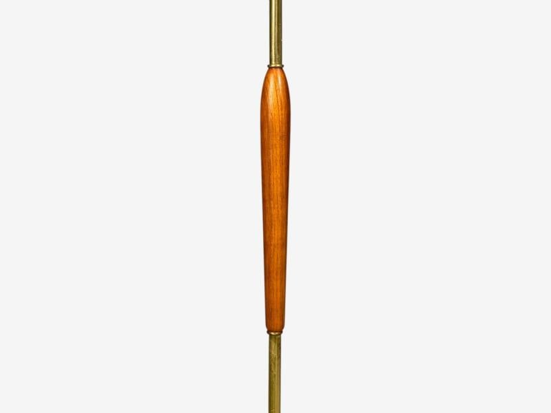 Swedish Modern, Standing Lamps, Teak, Brass, Sweden, 1940s - 7