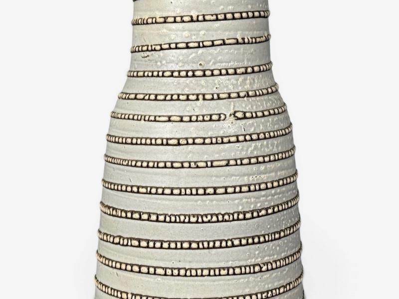 Gordon & Jane Martz, Large Table Lamp, Light Grey Ceramic, USA, 1960s - 4