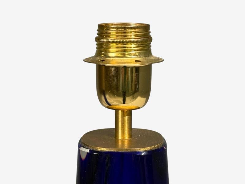 Alberto Donà, Table Lamps, Blue Murano Glass, Italy, 1995 - 7