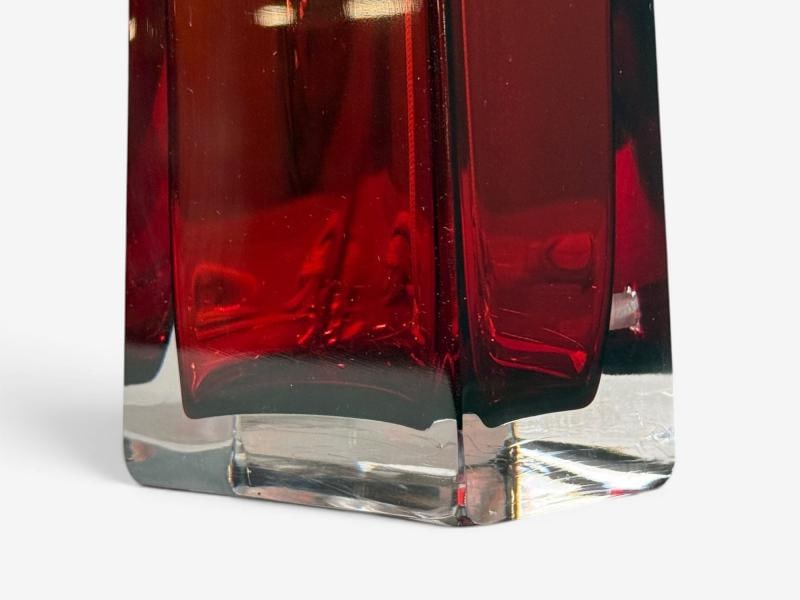 Carl Fagerlund, Table Lamps, Red Glass, Sweden, 1950s - 7