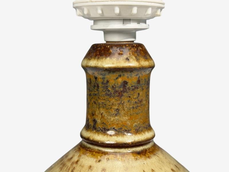 Joseph Simon, Danish Modern, Table Lamp, Beige Stoneware, Denmark, 1960s - 6