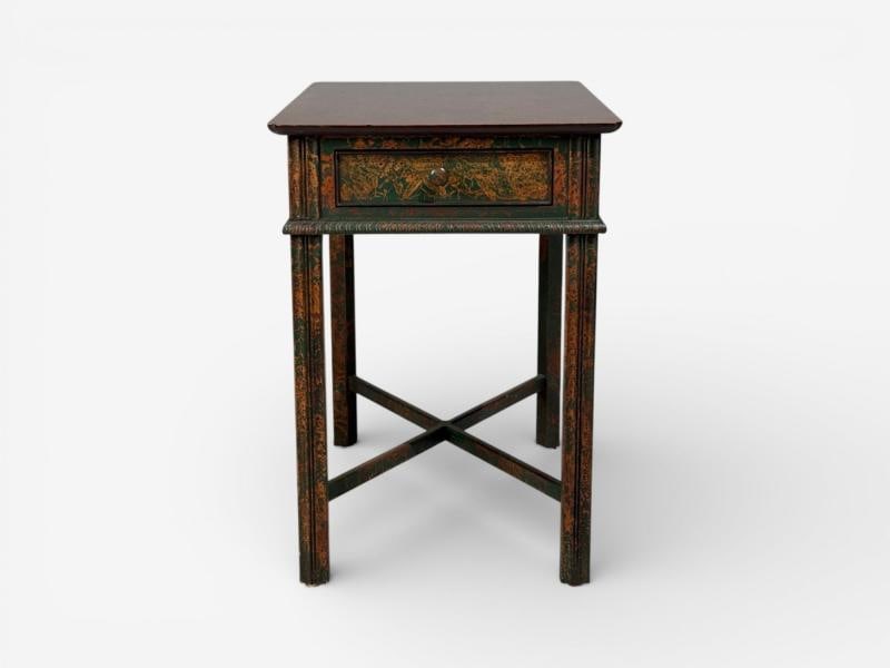 Southampton Furniture, Chinoiserie Decorated End Table - 2