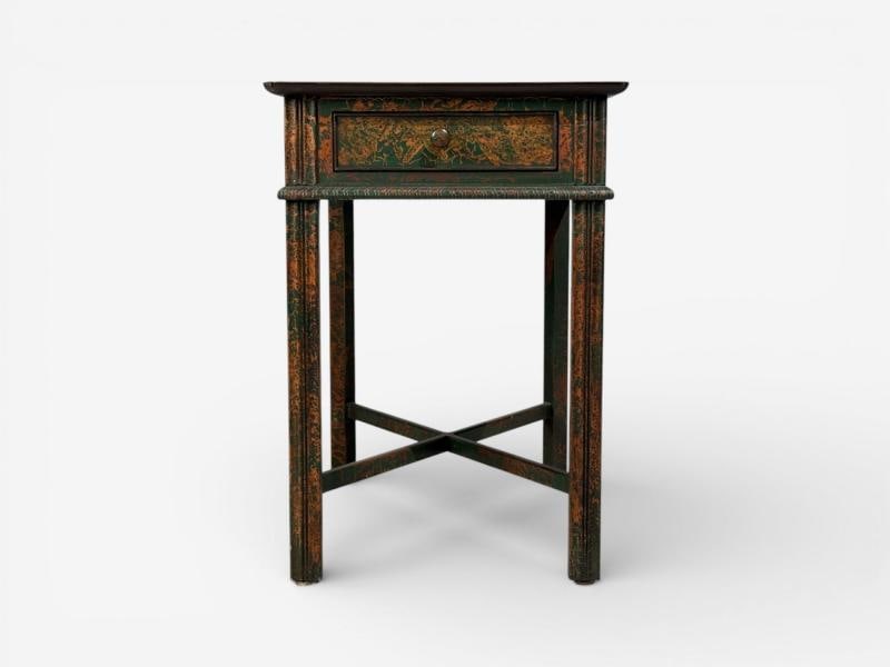 Southampton Furniture, Chinoiserie Decorated End Table - 3