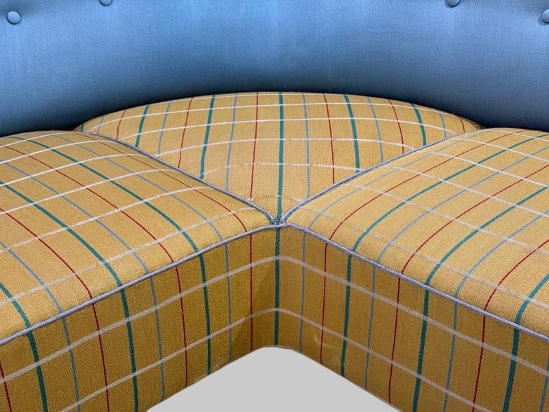 Danish Modern, Corner Sofa, Fabric, Wood, Denmark, 1950s - 7