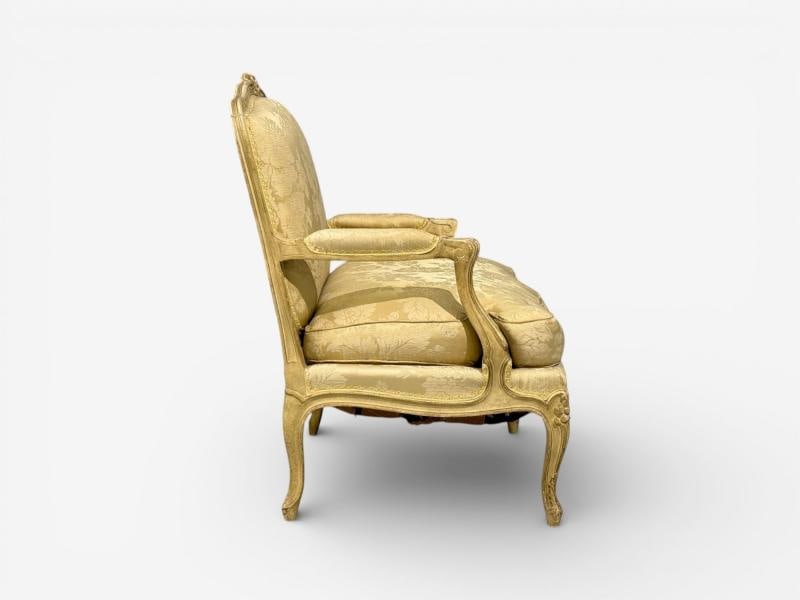 Maison Jansen, Louis XVI Armchairs, Giltwood, Fabric, France, 20th c. - 11