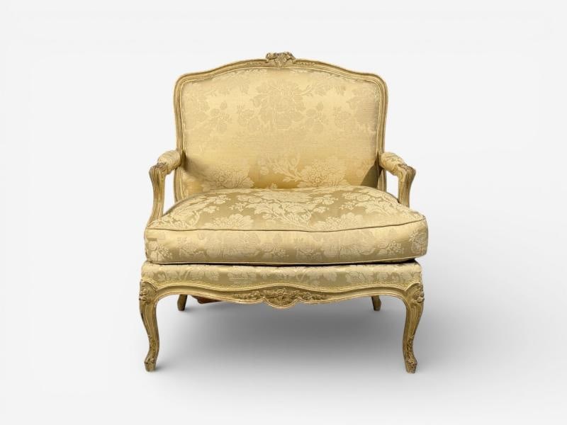 Maison Jansen, Louis XVI Armchairs, Giltwood, Fabric, France, 20th c. - 3