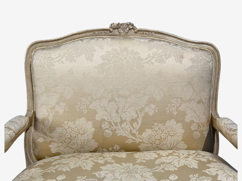 Maison Jansen, Louis XVI Armchairs, Giltwood, Fabric, France, 20th c. - 4