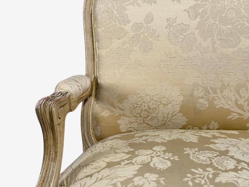 Maison Jansen, Louis XVI Armchairs, Giltwood, Fabric, France, 20th c. - 5