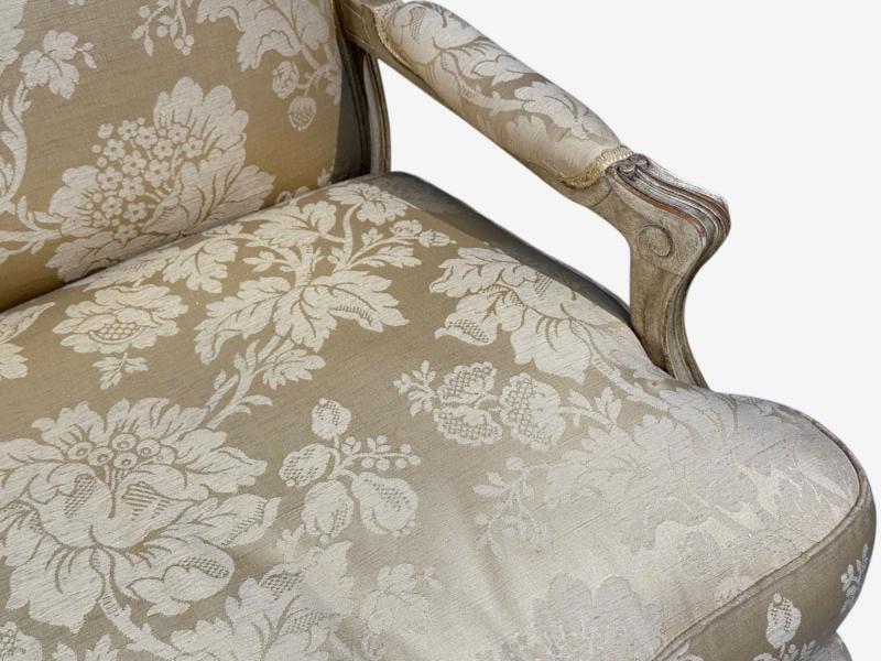 Maison Jansen, Louis XVI Armchairs, Giltwood, Fabric, France, 20th c. - 6