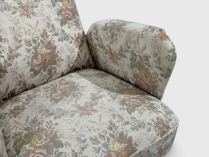 Carl Gustaf Hiort af Ornäs, Armchair, Fabric, Lacquered Wood, Finland, 1940s - 7
