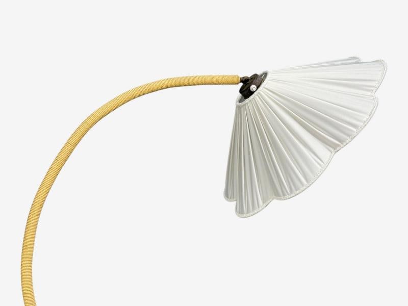 Swedish Modern, Organic Floor Lamp, Cord, Wood, Sweden, 1940s - 7