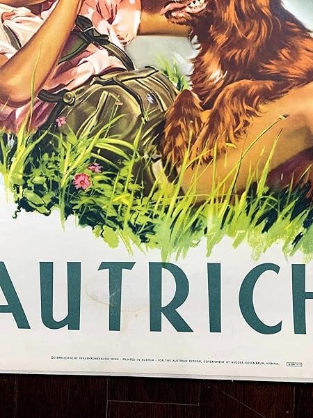 Autriche - Art By Andre Gerand (1930) 25.25x37.5 Austrian Travel Advertising Poster LB - 5