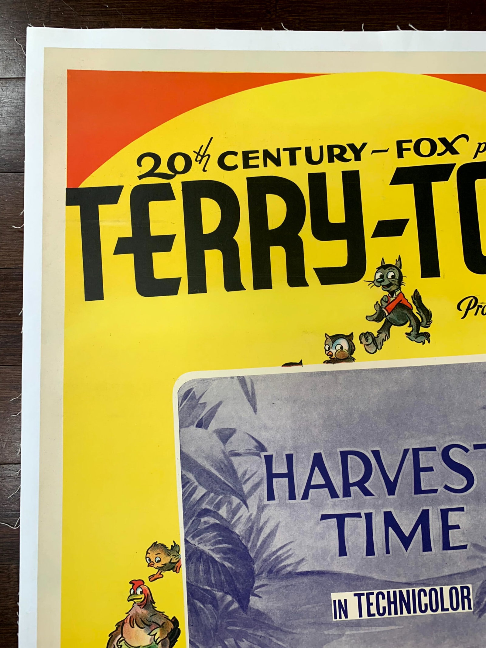 Harvest Time - Terry Tunes (1940) US One Sheet Movie Poster LB - 7