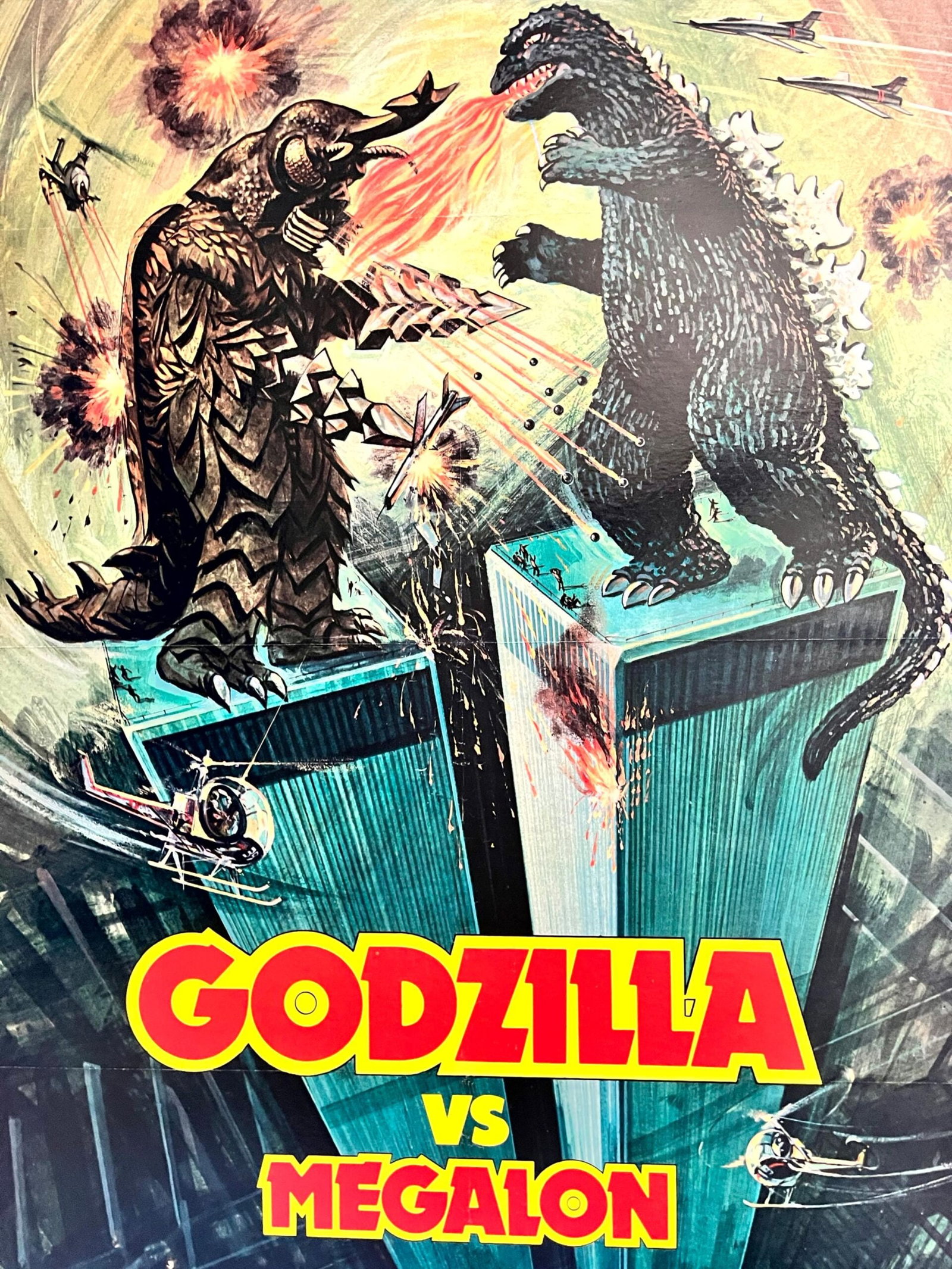 Godzilla Vs. Megalon (1973) US One Sheet Movie Poster LB - 6