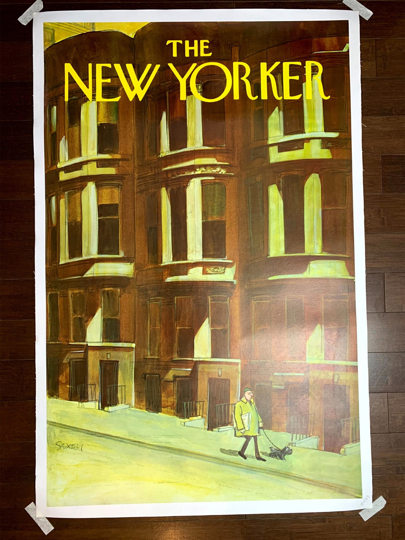 The New Yorker - Art Charles Saxon (1971) 29x45 US Advertising Poster LB - 3