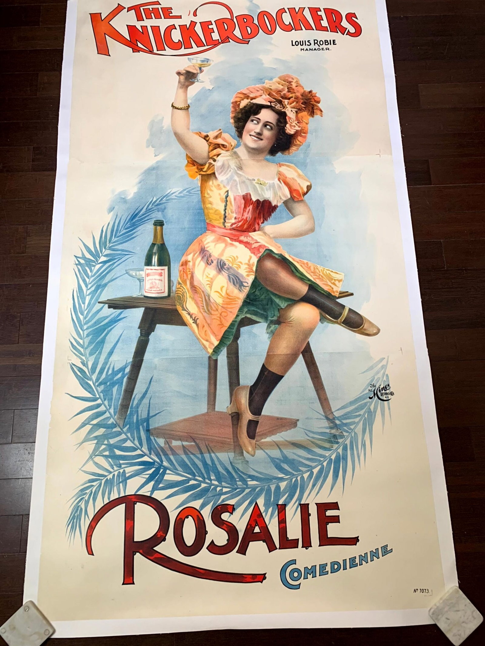The Knickerbockers - Rosalie - Rare (1898) 42"x80" US Theater Poster LB - 2