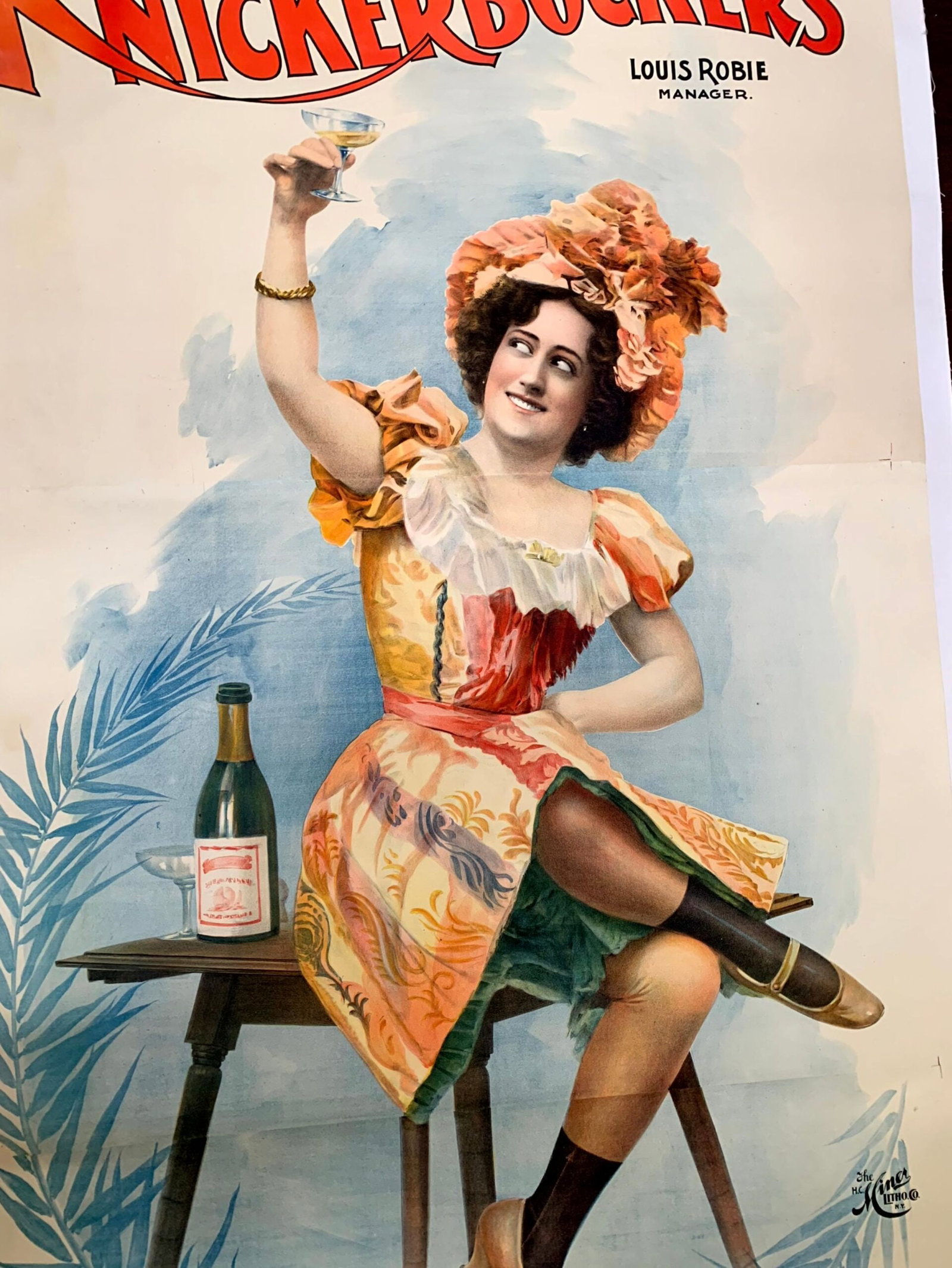 The Knickerbockers - Rosalie - Rare (1898) 42"x80" US Theater Poster LB - 4