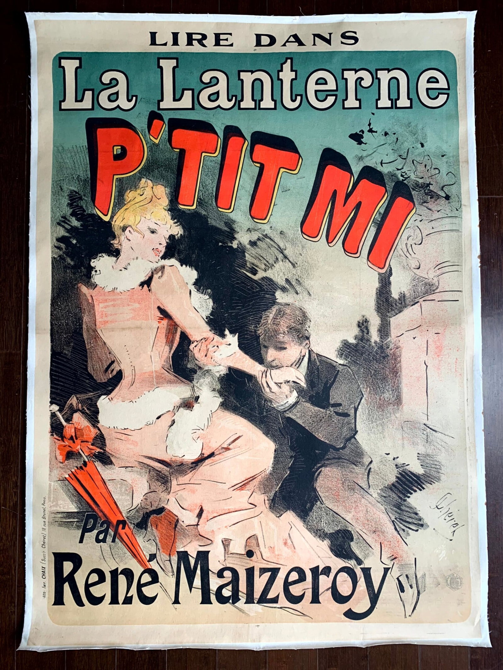 La Lanterne P'Tit Mi - Art by Cheret (1888) 33.5x47.5 French Lithograph Poster (1 of 6)
