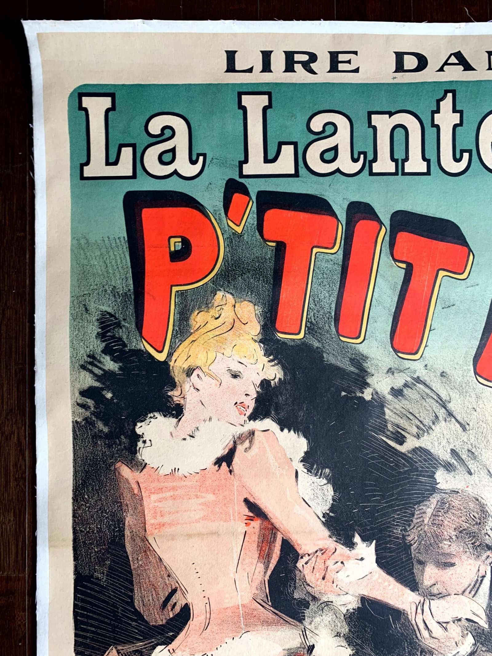 La Lanterne P'Tit Mi - Art by Cheret (1888) 33.5x47.5 French Lithograph Poster - 2