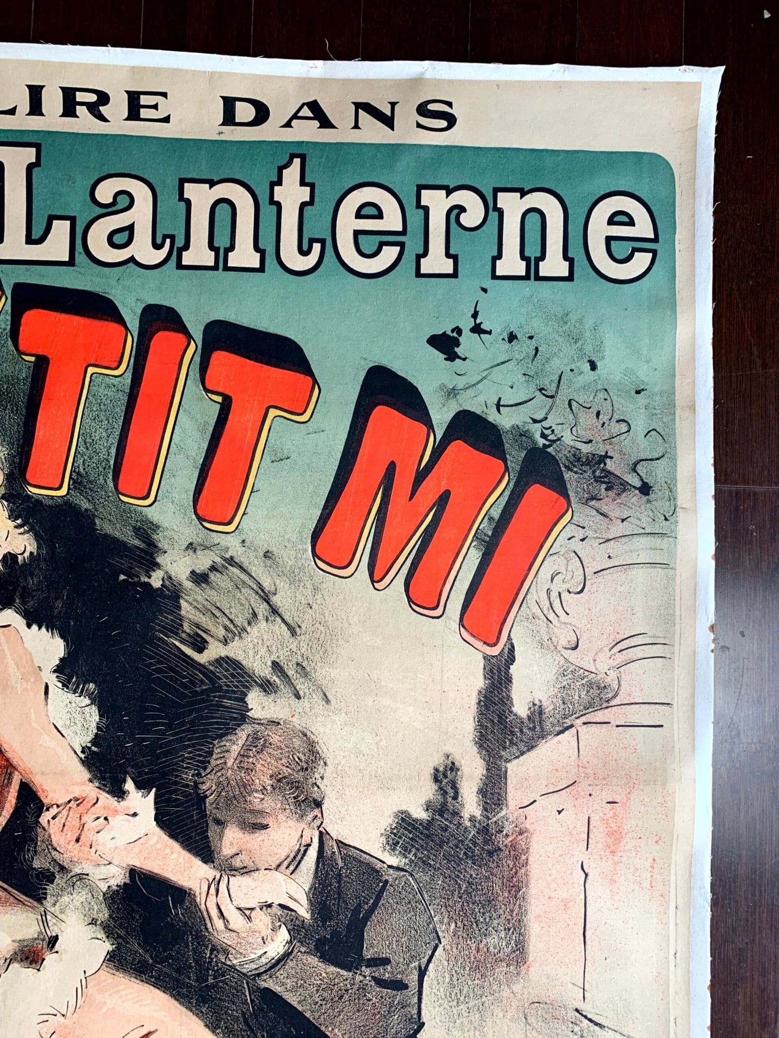 La Lanterne P'Tit Mi - Art by Cheret (1888) 33.5x47.5 French Lithograph Poster - 3