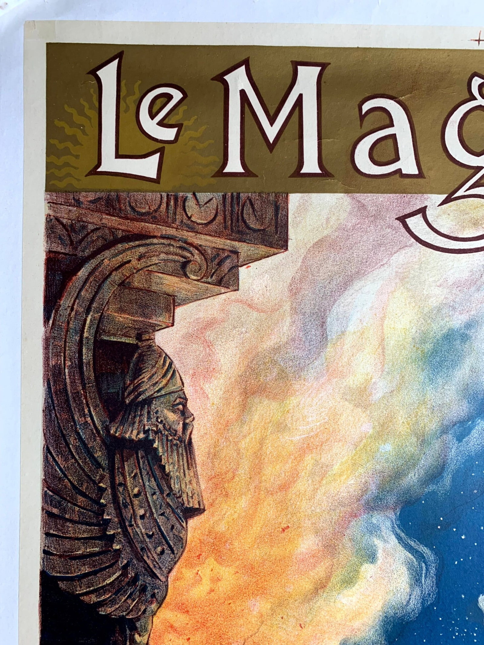 Le Mage Massenet Opera - Art Alfredo Adel (1891) 27.5x37.5 French Lithograph Poster - 2
