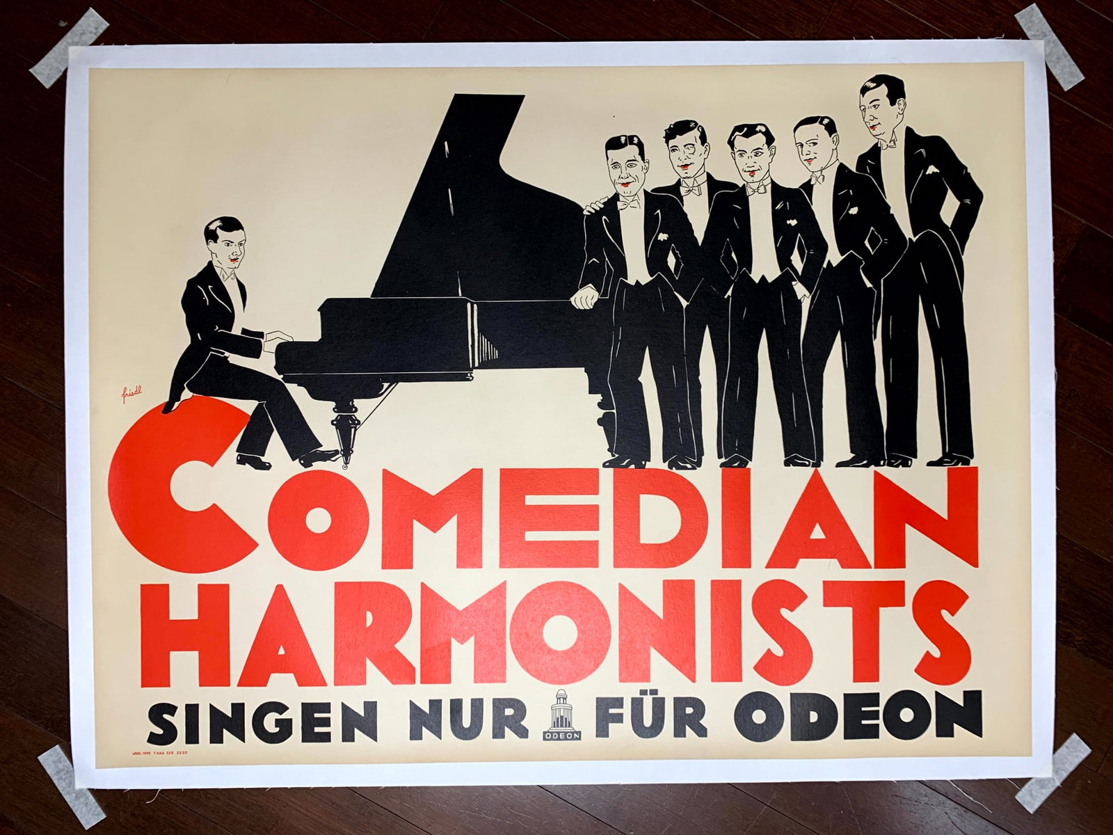Comedian Harmonists (1970) 27.5x37 German Theater Poster LB (1 of 7)