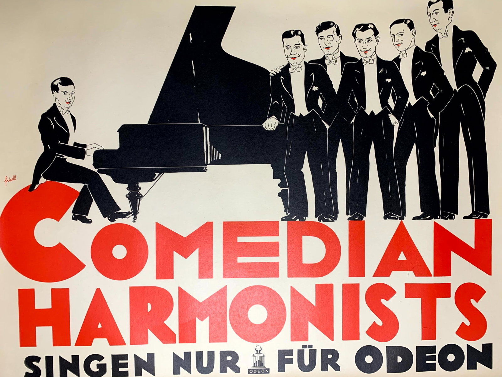 Comedian Harmonists (1970) 27.5x37 German Theater Poster LB - 3