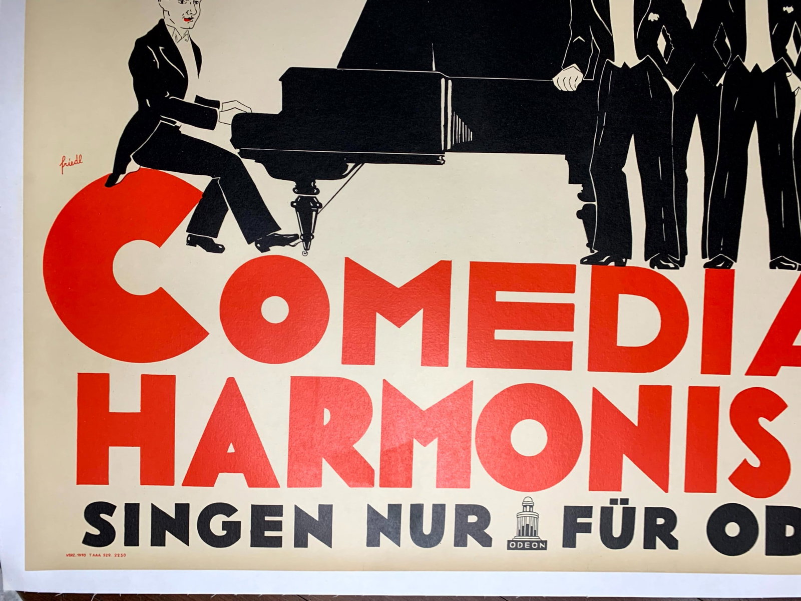 Comedian Harmonists (1970) 27.5x37 German Theater Poster LB - 4