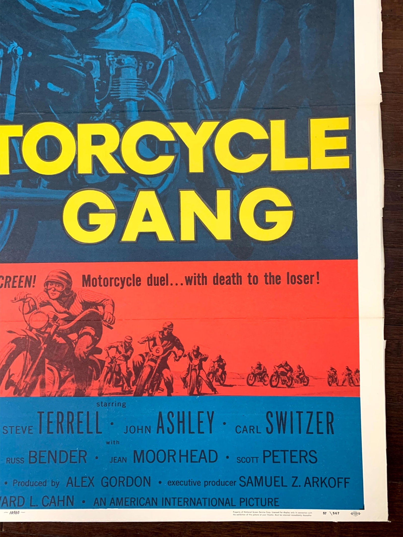 Motorcycle Gang - Anne Neyland (1957) US One Sheet Movie Poster - Mounted - 4