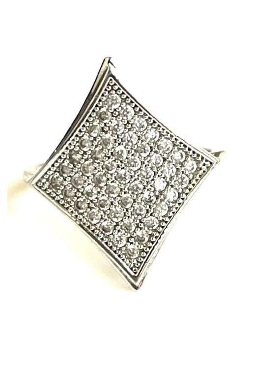 Vintage Silver Statement Ring - 2