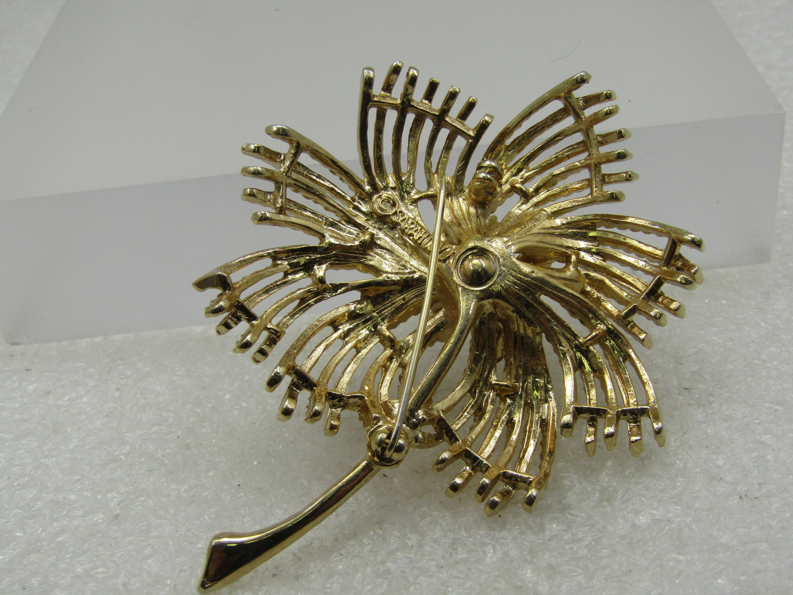 Vintage Rhinestone Firecracker Blossom Brooch, Sarah Coventry, 1960's-1970's - 5
