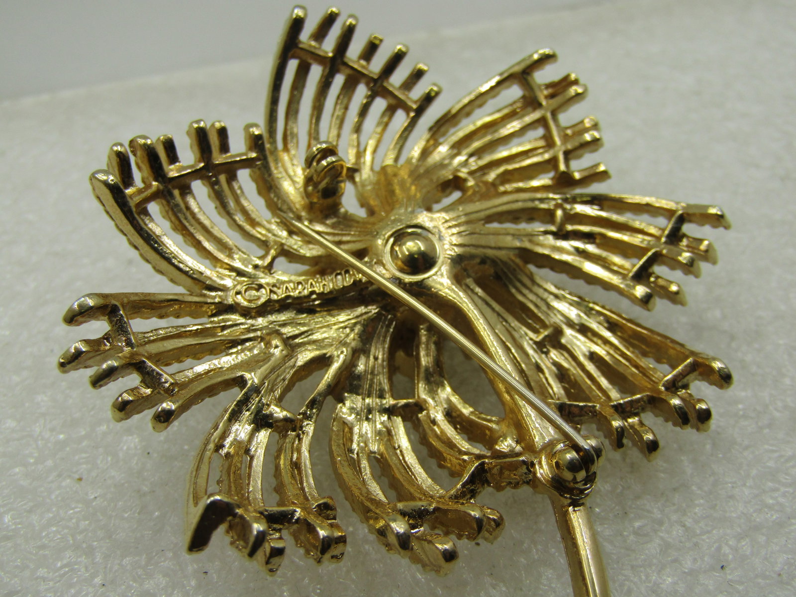Vintage Rhinestone Firecracker Blossom Brooch, Sarah Coventry, 1960's-1970's - 6