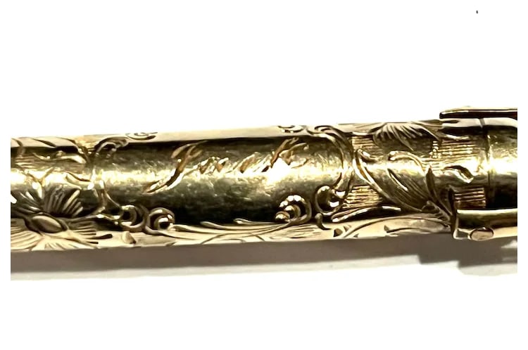 Antique Victorian 9k Gold Mechanical Pencil - 4