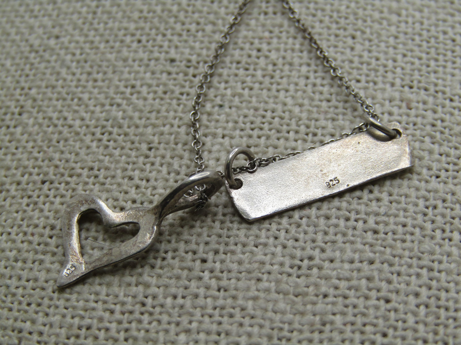 Vintage Follow Your Heart Necklace, 18", Signed B.U. - 4