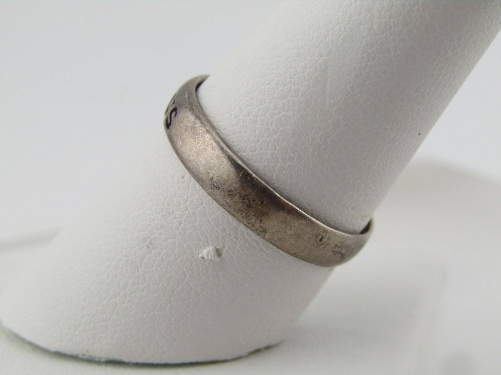 Vintage Sterling "Always" Wording Band/Ring, Sz. 9, Unisex, 1980's. - 2