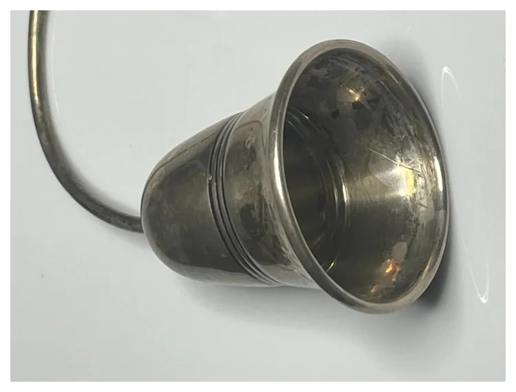 Vintage Sterling Silver Squirrel Candle Snuffer - 3