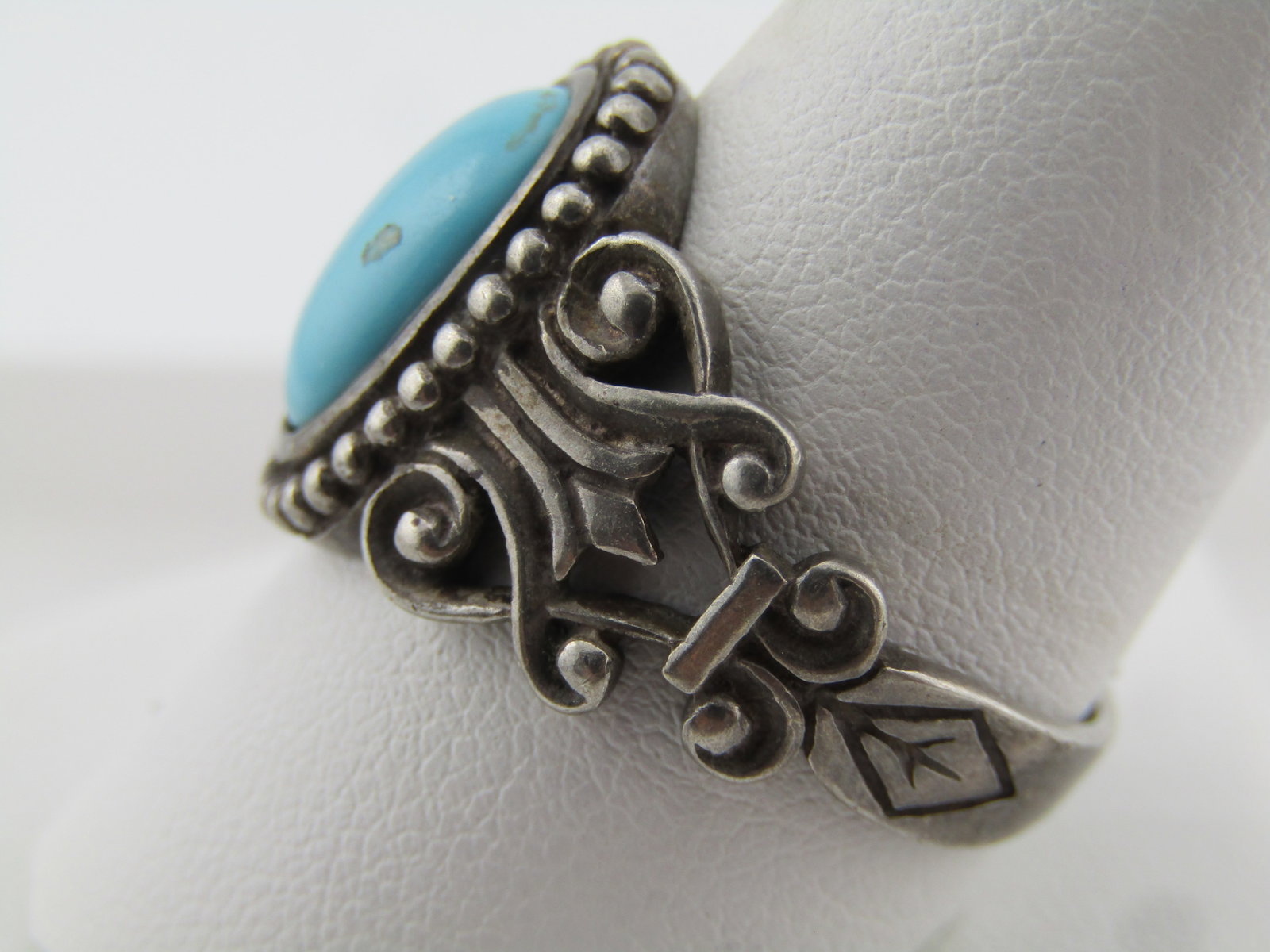Vintage Sterling Clear Topaz Forever Ring, Sz. 10, Signed BGE - 2