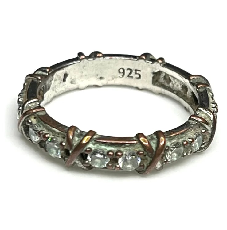 Vintage Lot of Silve Tone Statement Rings - 7
